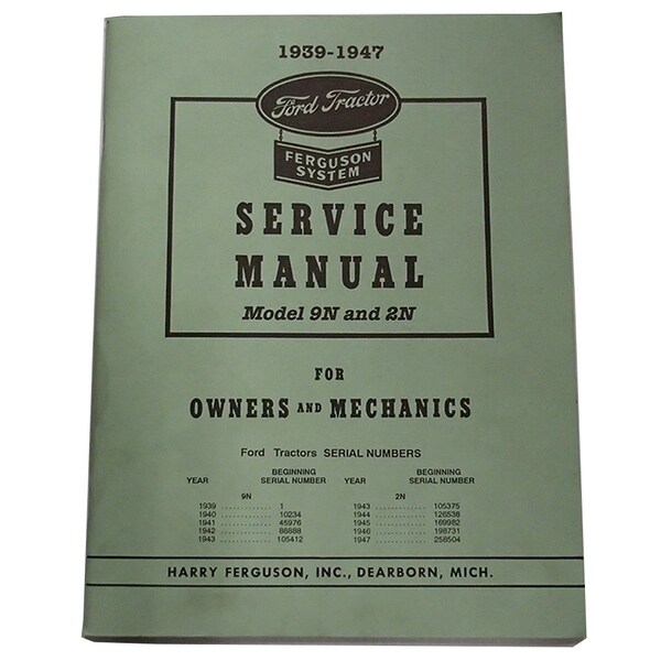 Tractor Service Manual